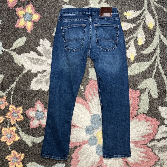 Hollister Men's Slim Straight Blue Jeans - Picture 6 of 10